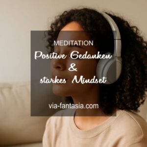 Meditation Positive Gedanken und starkes Mindset Via-Fantasia Onlineshop